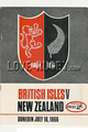 New Zealand v British Isles 1966 rugby  Programme